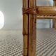 Vintage rattan coffee table from the 70s - organic lines, Riviera spirit.