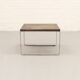 Slate & Chrome coffee table by Draenert 1970s