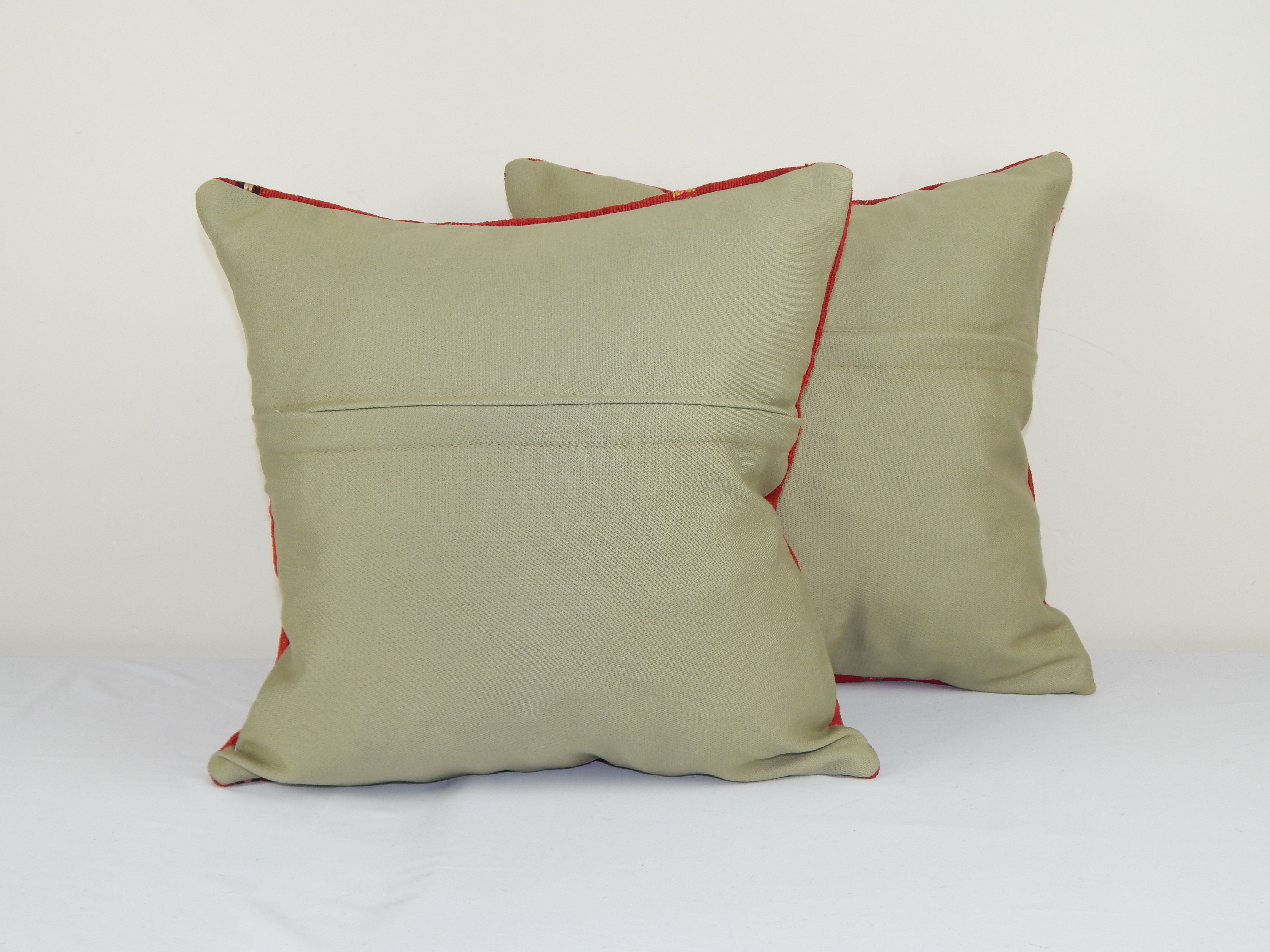 Kilim cushion covers with Turkish stripes, set of 2 ak162