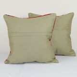 Kilim cushion covers with Turkish stripes, set of 2 ak162