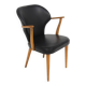 Scandinavian leatherette armchair, Sweden, 1960