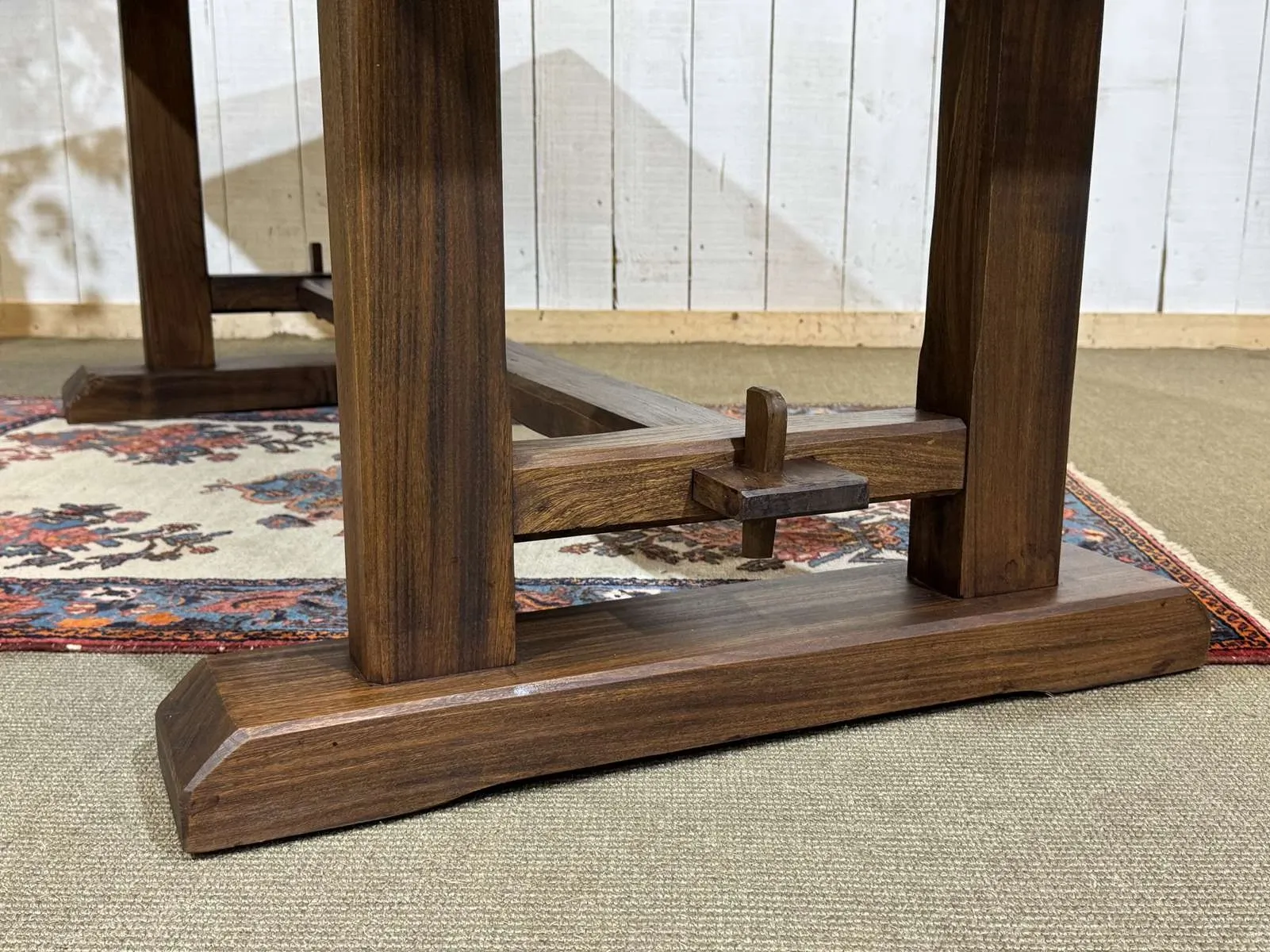 1970s elm monastery-style table