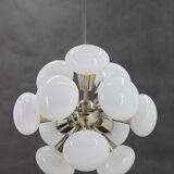 1970s Chrome Plated  12-Flamming  Sputnik , Czechoslovakia