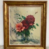 Oil on canvas, still life, F. Rembert