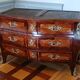 Commode  en marqueterie bois époque Louis XV estampillée Léonard Boudin