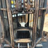 Handcrafted teak cage