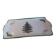 Cake dish, christmas decor