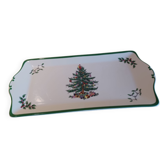 Cake dish, christmas decor