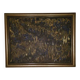 Large abstract painting signed circa 1970s