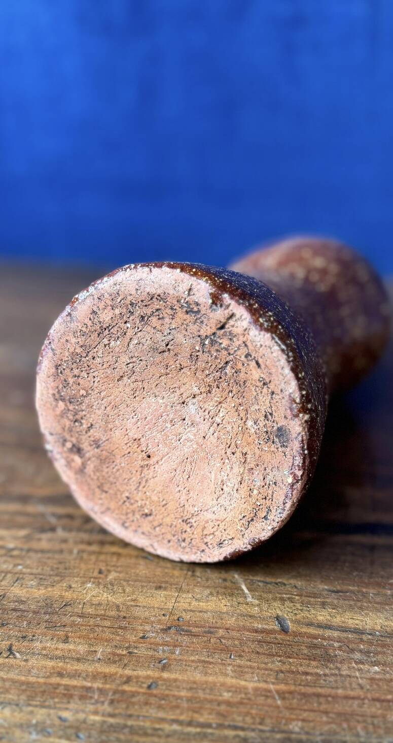 Amazing glazed terracotta jug – 1960s