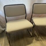 Paire de fauteuils tubulaires 70s