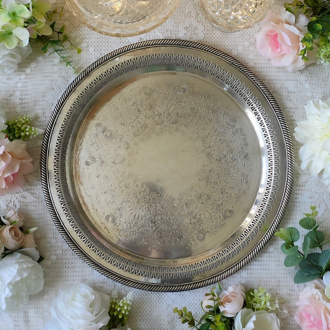 Silver tray