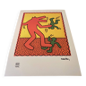 Keith Haring Vintage Crocodile Screen Print 15/150 THE KEITH HARING FOUNDATION INC. year 1990