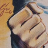 Affiche cinéma ancienne encadrée "Le rendez-vous de Hong-Kong"