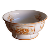 Old earthenware salad bowl