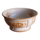 Old earthenware salad bowl