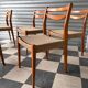 Série de 6 chaises style scandinave