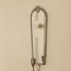 Pair of Mid Century Swedish Pewter Sconces with Mirror