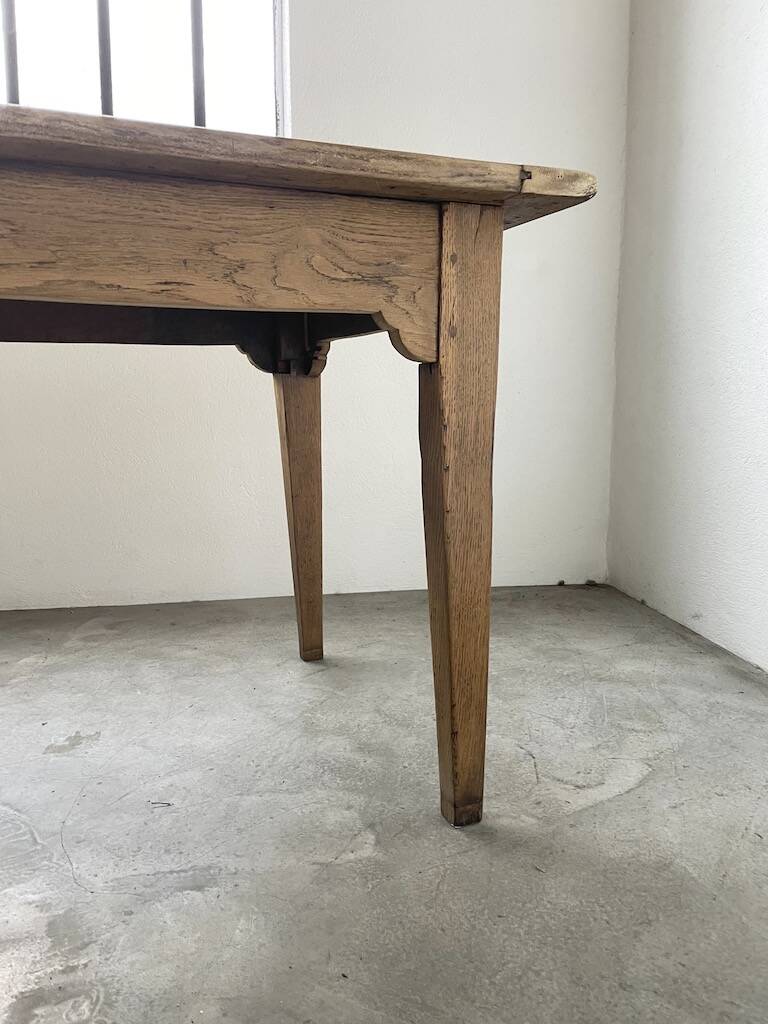 Oak farm table 220 cm