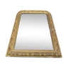 Miroir ancien bois et stuc doré