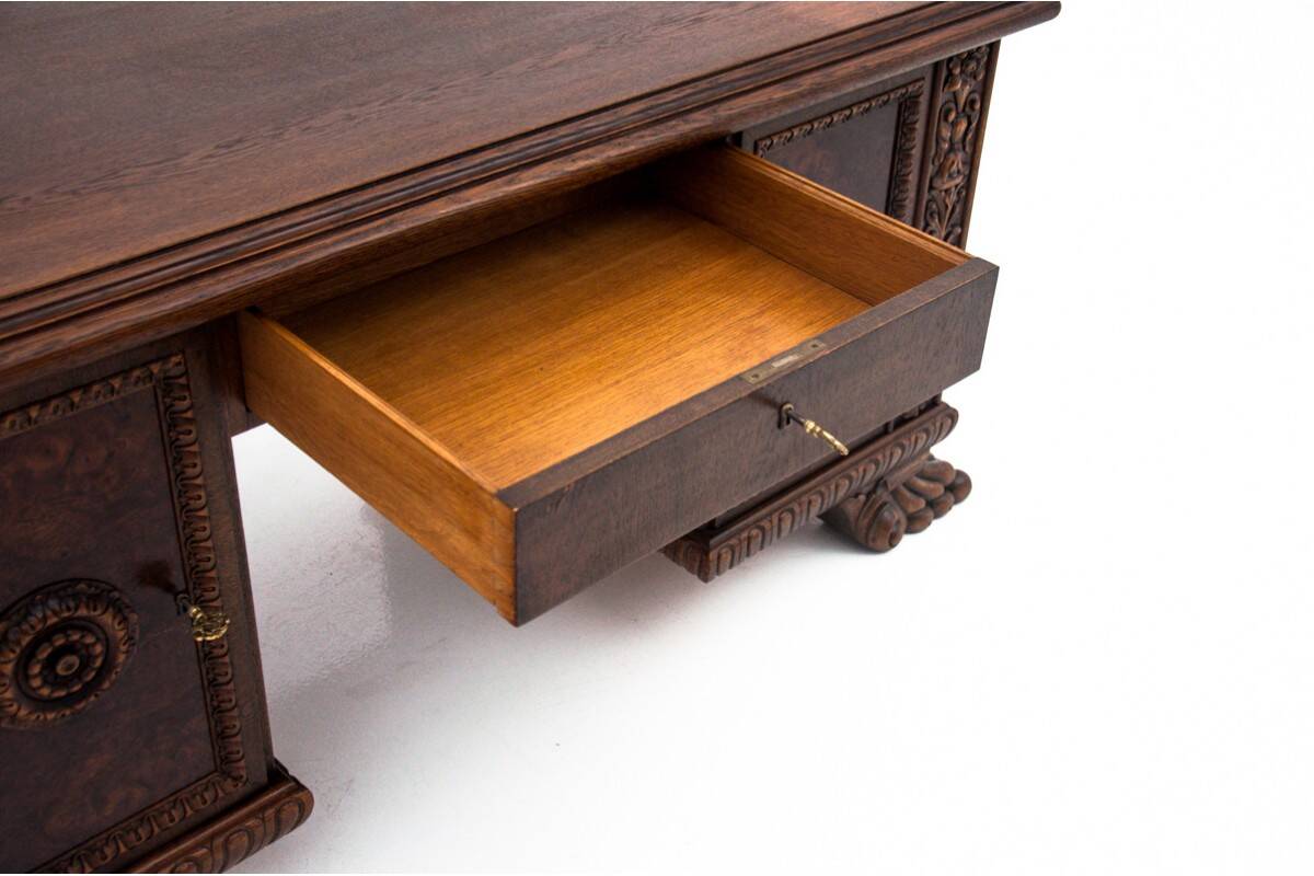 Cabinet set on lion's paws, Germany, early 20th century.