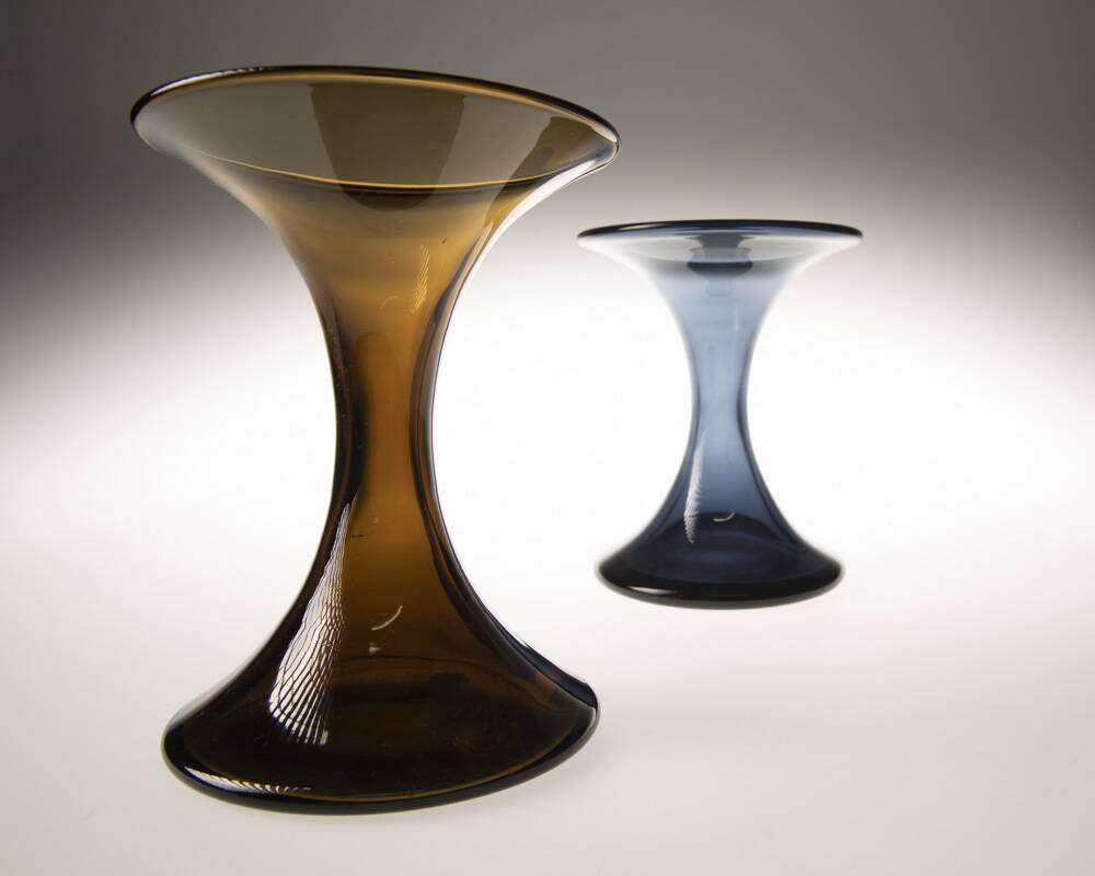 Pair of Havana tulip vases by Holmegaard