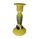 Yellow soliflore twisted with blue glass from the 60s/70s