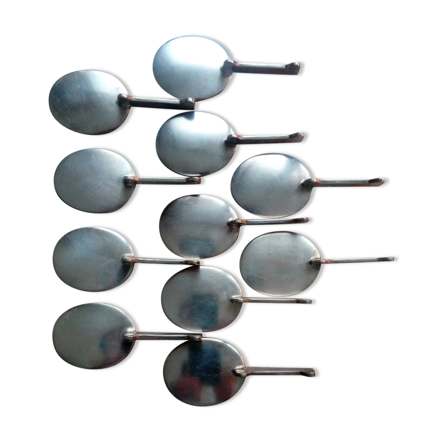 Silver metal knife holder Plata Lappas Argentina