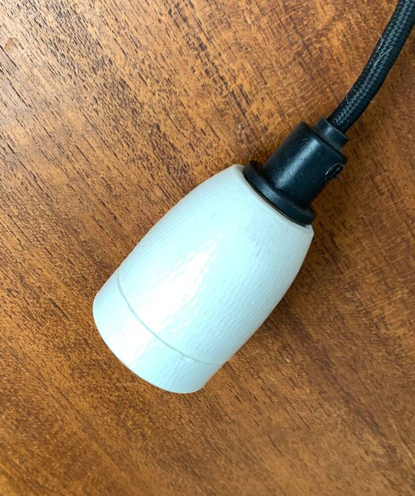 Large Danish Mid-Century pendant lamp in enamel for Louis Poulsen, 1960s.