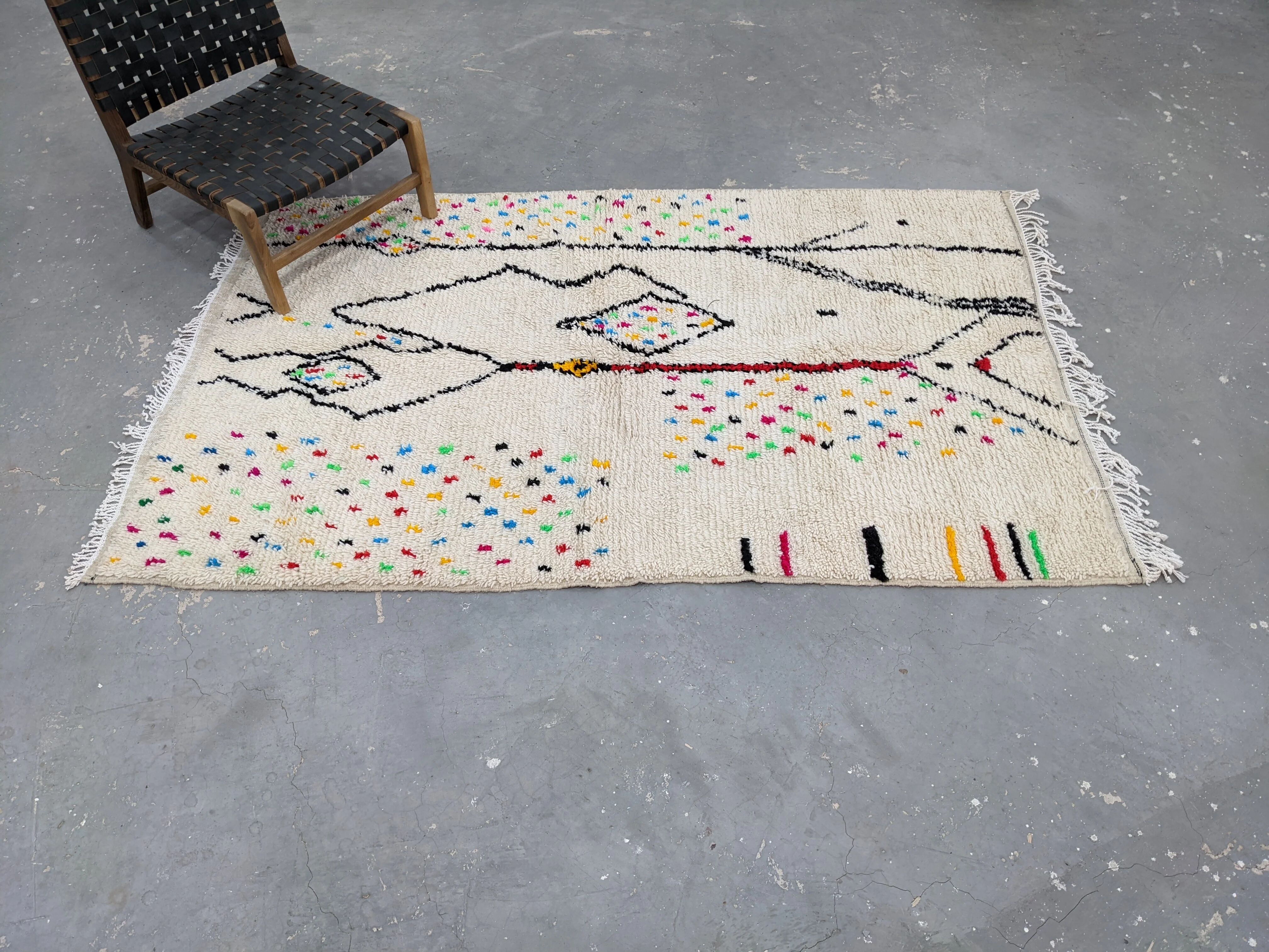 Handmade Azilal rug, 234 x 147 cm, AZD-