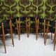 6 Vintage Unicorn Baumann Chairs 1960