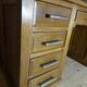 50s oak box desk, 150 x 80 cm