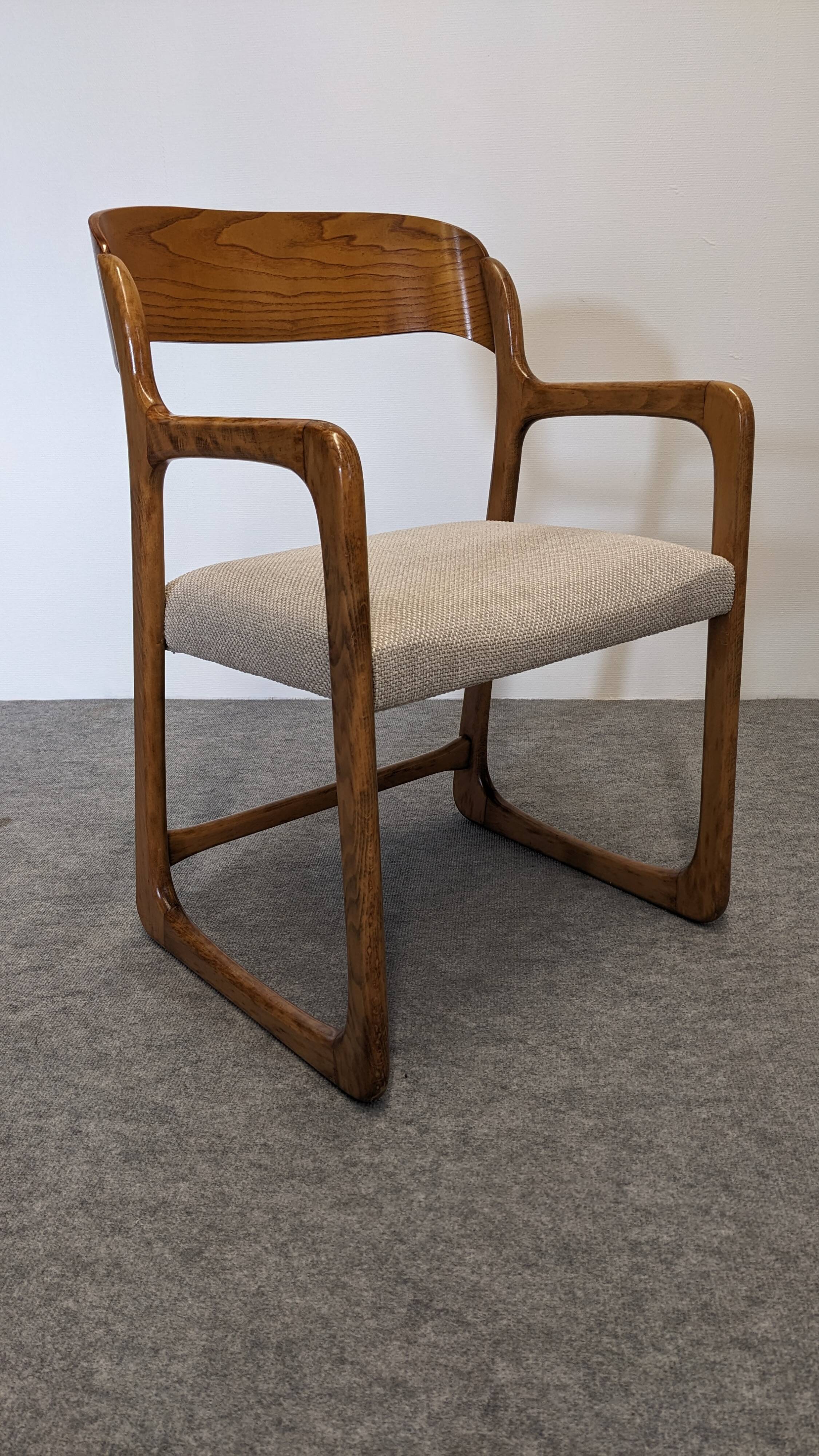 Baumann sled chair from the 60s/70s