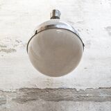 Lampadario space age plexiglas e metallo cromato Italia Anni '60