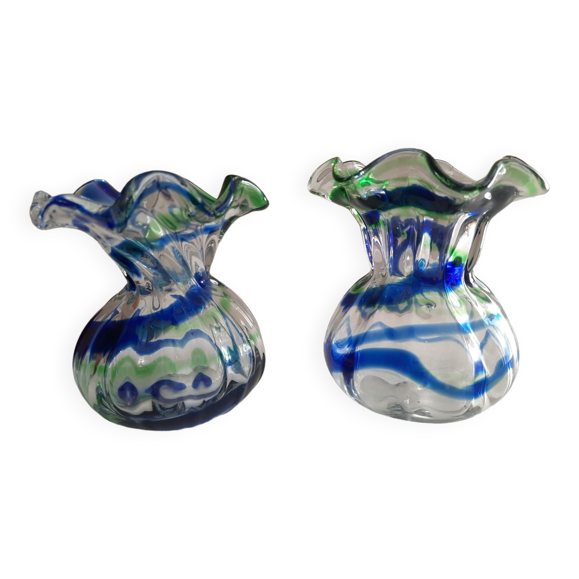 2 Murano vases