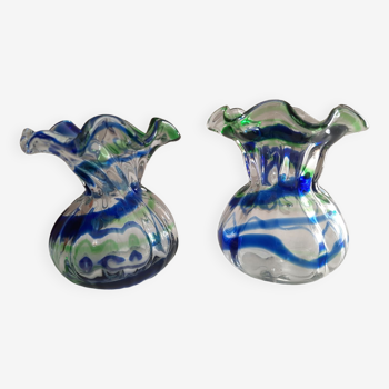 2 Murano vases