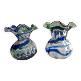 2 Murano vases