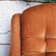Velvet armchair from the 70s