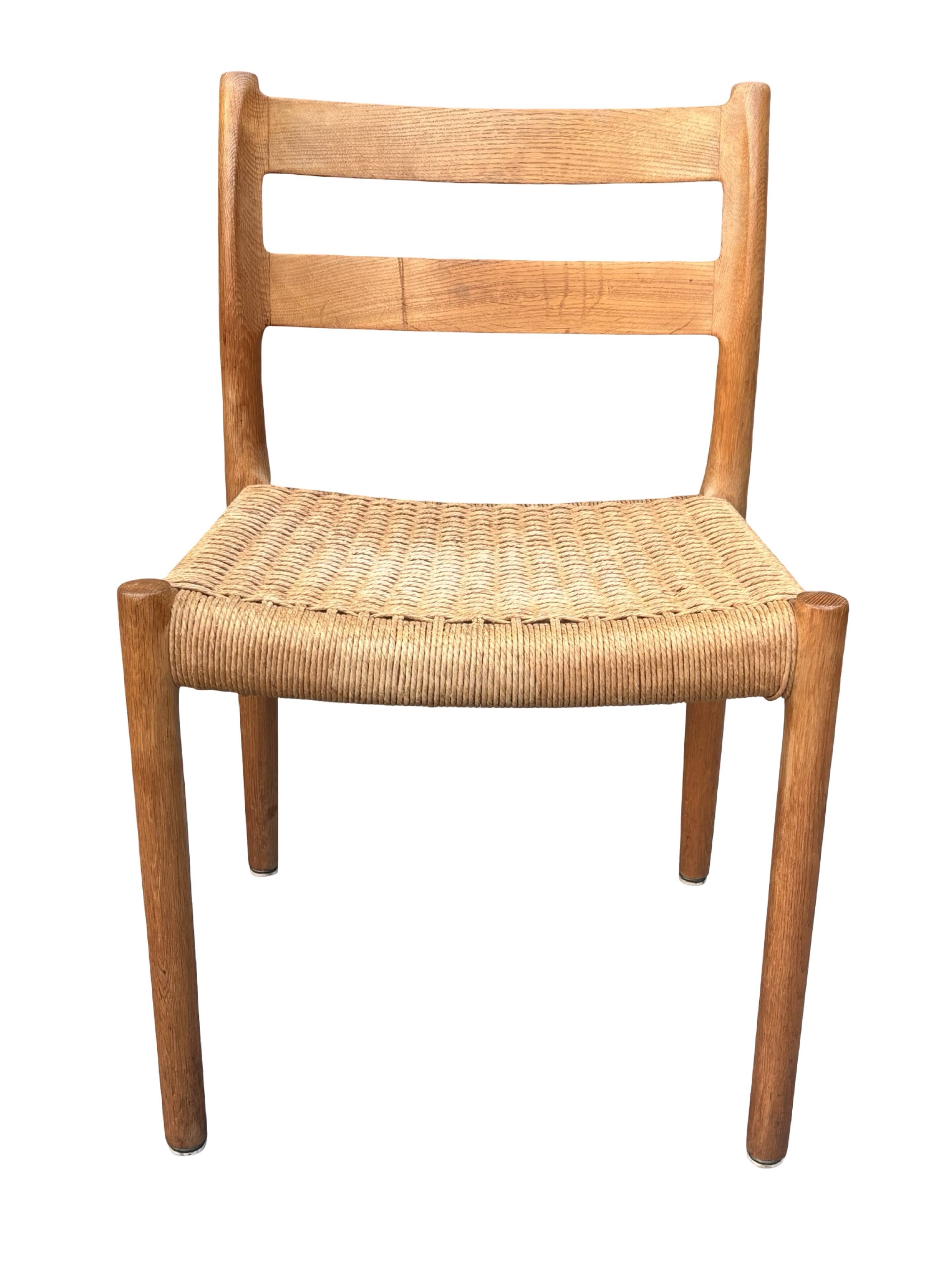 Mid Century Niels O Moller Chair model 84 Danish Design
