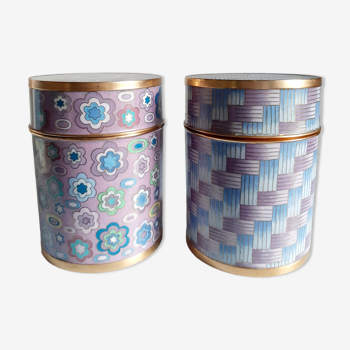 Cloisonné boxes