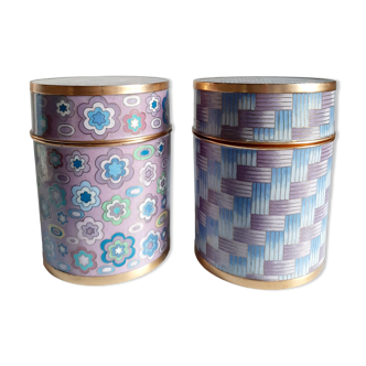 Cloisonné boxes