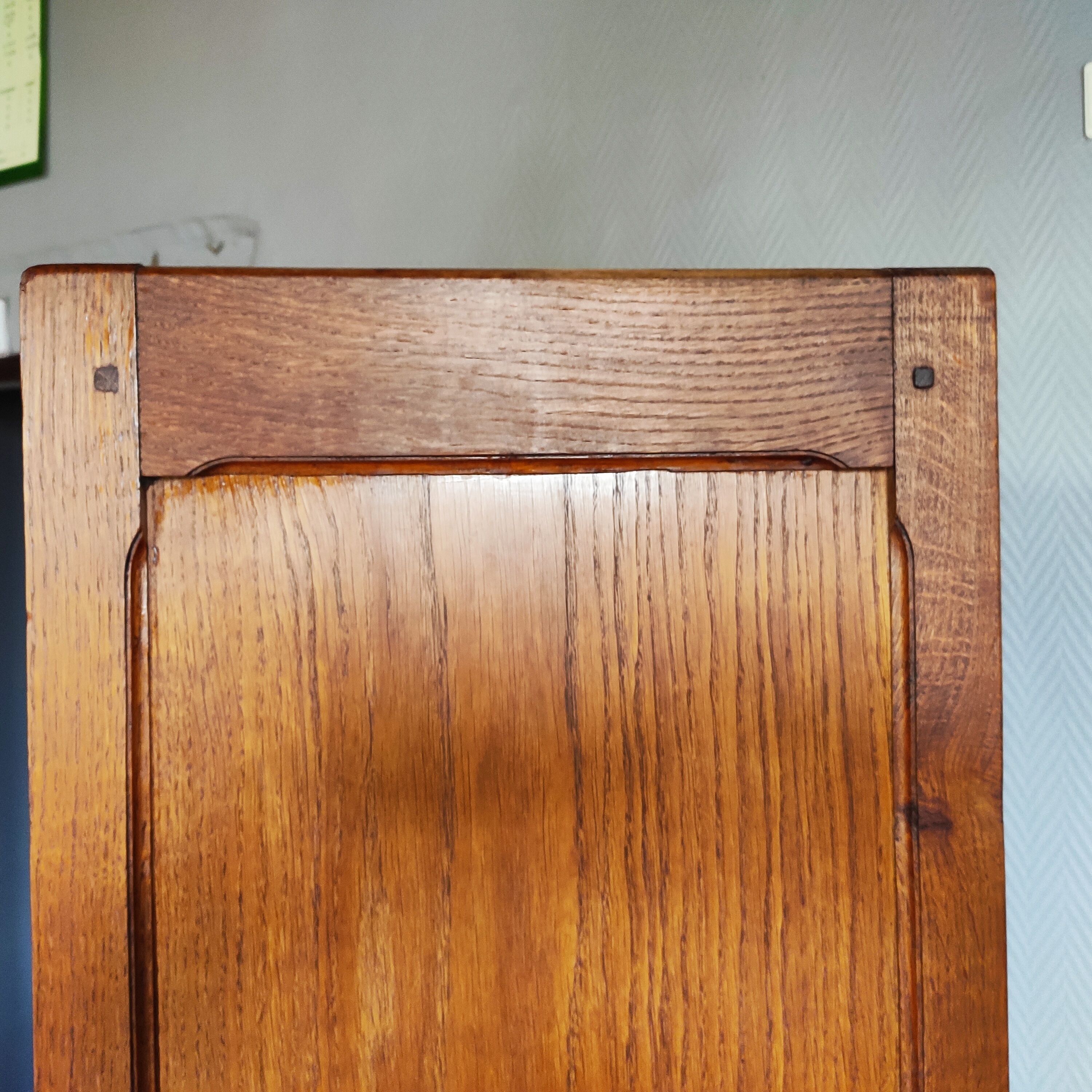 Parisian art deco oak wardrobe