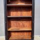 Monumental library with black two-tone oak.