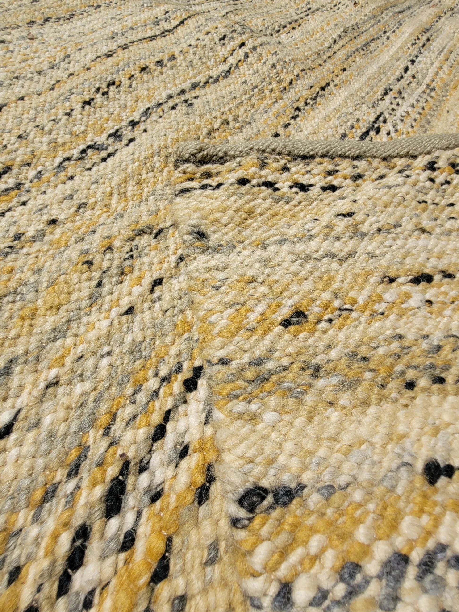 Vintage woven wool rug