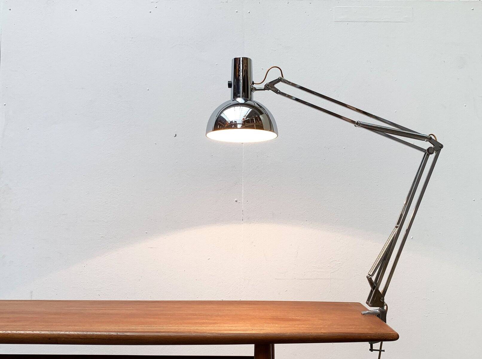 Louis Poulsen Chrome IT Desk Lamp, 1970s