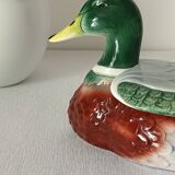 Empty vintage duck barbotine pocket