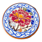 Hand painted Gien bottle coaster