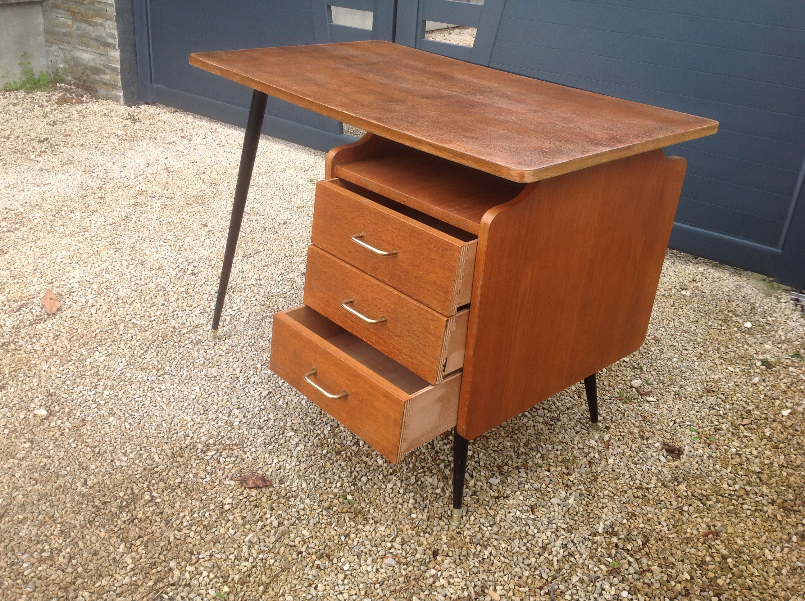 Vintage feet compass desk