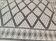 Traditional handmade white and grey carpet 178x125cm