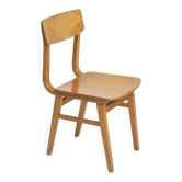 1 of 14 plywood dining chairs, Czechoslovakia, 1960s
